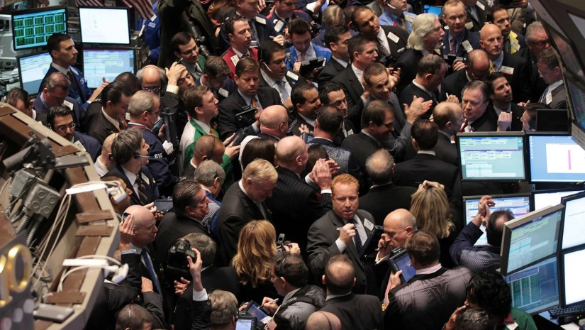 finance stock market trading chart